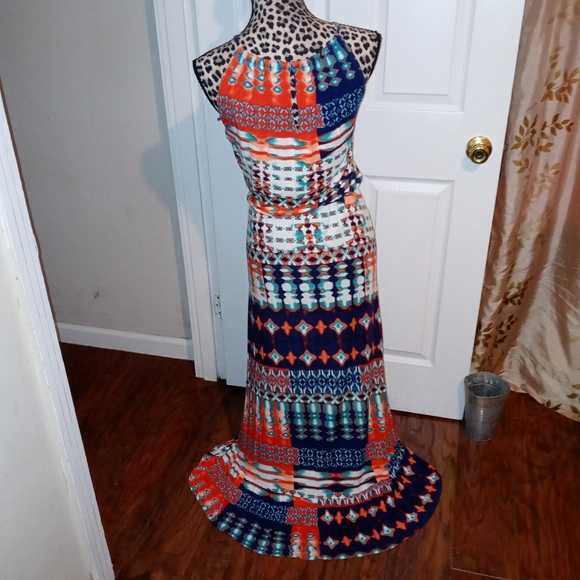 CATO Print Ruffled Top Dress - Picture 2 of 7